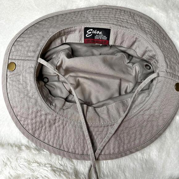 Ethos Cotton Blend Boonie Sun Hat in Khaki Men’s L/XL - Picture 6 of 8